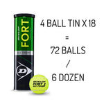 Dunlop Fort All Court (TS) 4 Ball 6 Dozen Carton